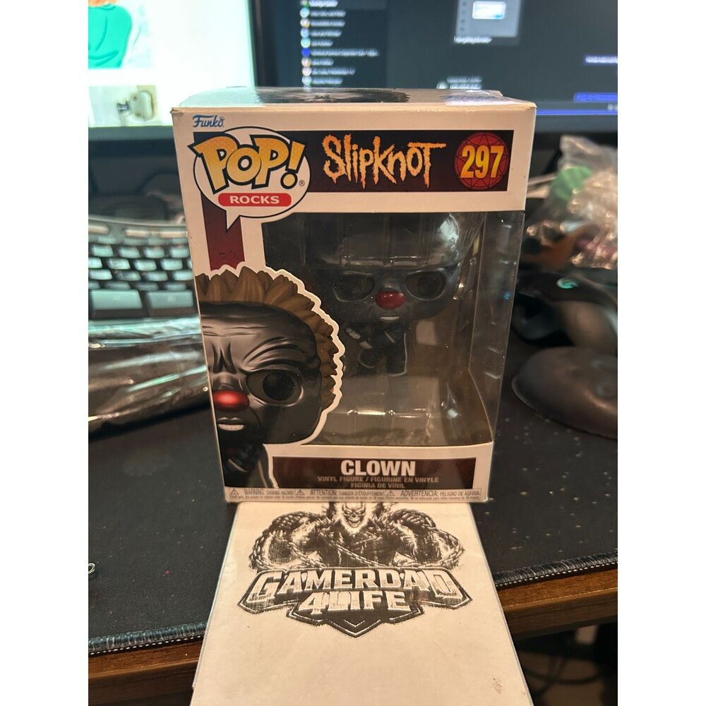 Funko Pop! Rocks: Slipknot - Clown (Michael Shawn Crahan) Vinyl Figure # 297